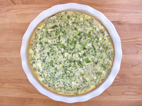 Crustless quiche.