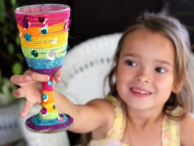 Family Fun: Elijah\'s Cup Passover Craft - Learn to make a homemade Elijah\'s Cup with this fun, colorful, kid-friendly Passover holiday craft from Brenda Ponnay on ToriAvey.com.