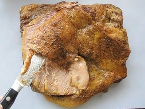 Savory Slow Cooker Brisket - Recipe with Video. Brisket Recipe with Onion, Garlic and Spices Made in the Crock Pot. Kosher for Passover.