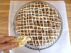 Overhead shot of Sour Cream Coffeecake