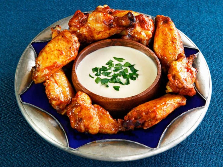 Spicy Middle Eastern Chicken Wings - Healthy Appetizer Recipe