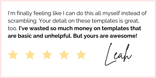 5-Star Fresh Start Systems Testimonial from Leah