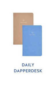 French Blue & Fawn Daily Dapperdesk