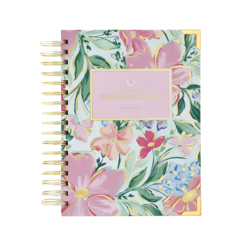 2024 Daily Simplified Planner in Blush Magnolia