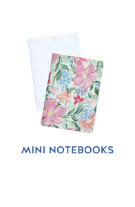 Blush Magnolia & Coastal Stripe Mini Notebooks